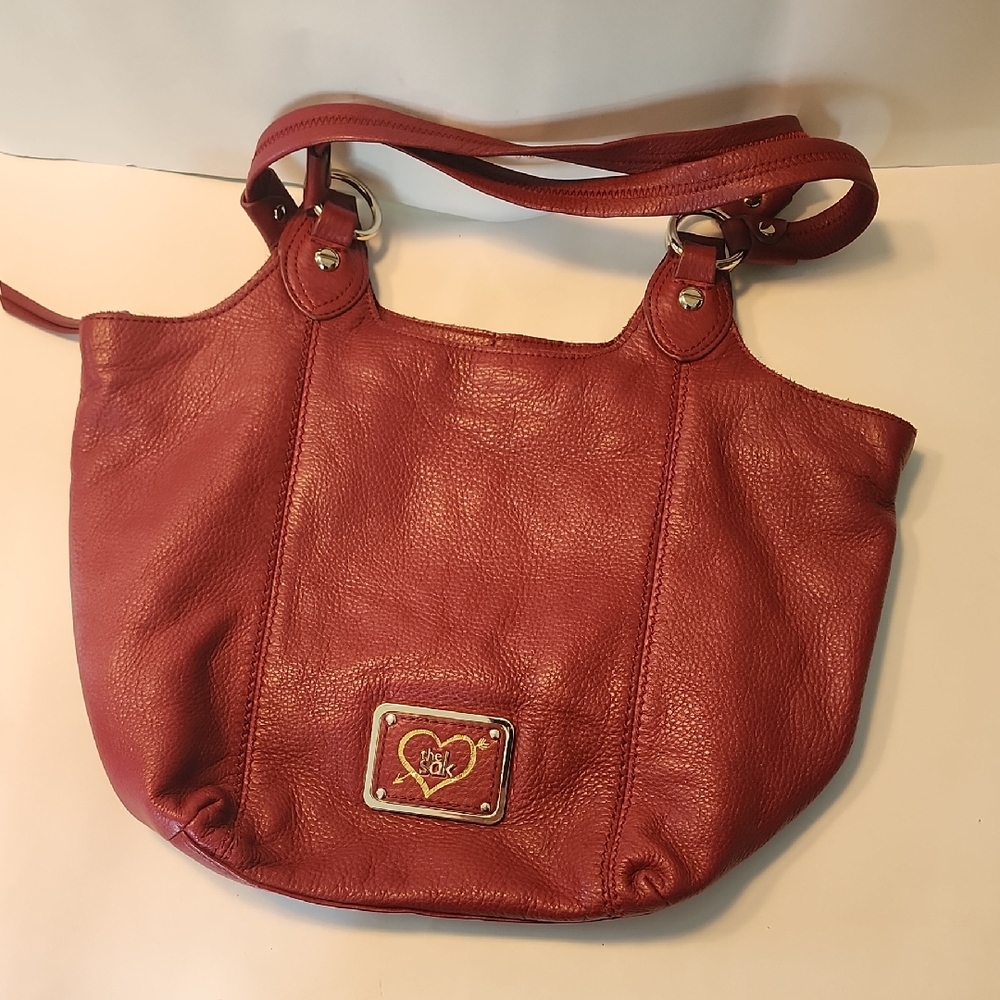 The Sak Soft Pebble Burgundy Tote/ Shoulder Bag